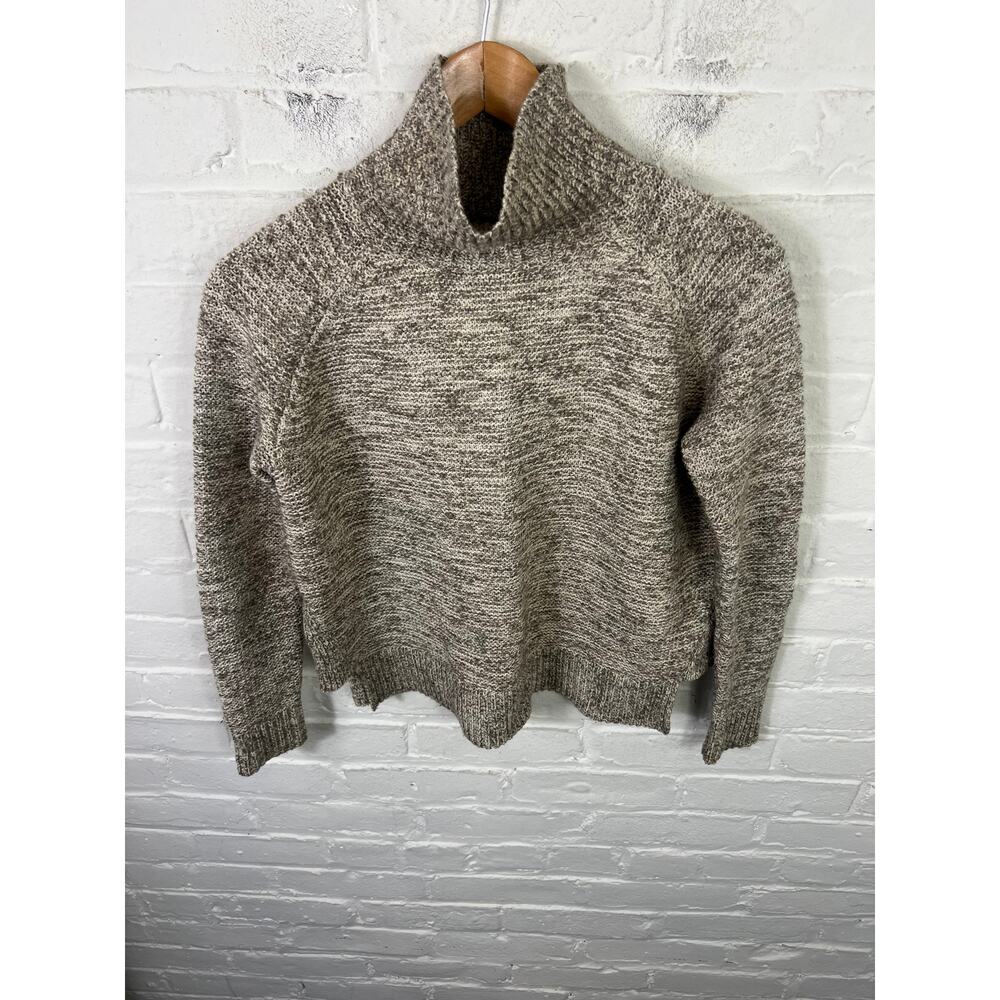 Madewell Women's Turtleneck Knit Pullover Sweater Long Sleeve Green Size XXS